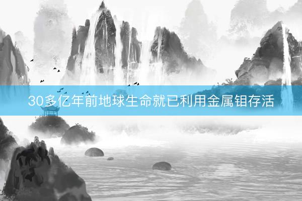 30多亿年前地球生命就已利用金属钼存活