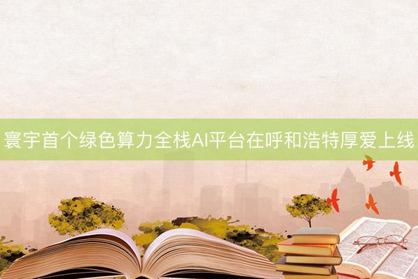 寰宇首个绿色算力全栈AI平台在呼和浩特厚爱上线